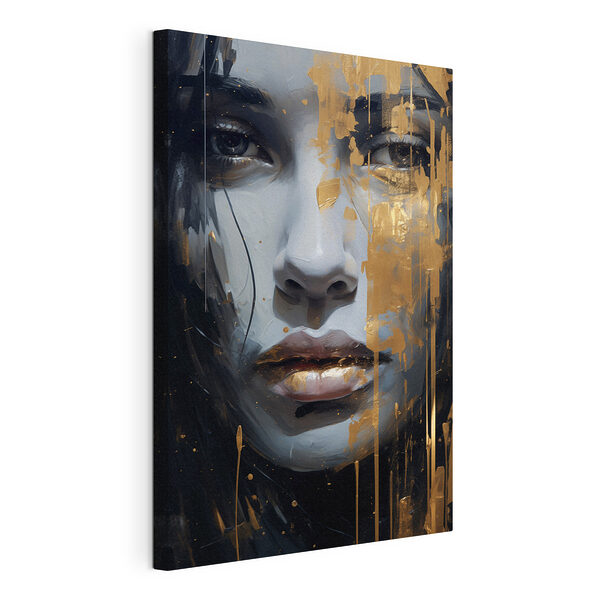 Canvas Schilderijen Betoverende mix van kleuren en emoties