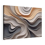 Canvas Schilderijen Abstracte golven van zachte texturen