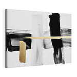 Canvas Schilderijen Zwart-wit schilderij