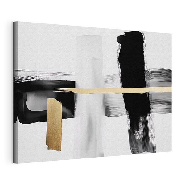 Canvas Schilderijen Zwart-wit schilderij