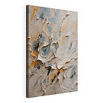 Canvas Schilderijen Abstracte tinten en texturen lopen prachtig in elkaar over