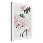 Canvas Schilderijen Delicate bloemen in zachte pasteltinten