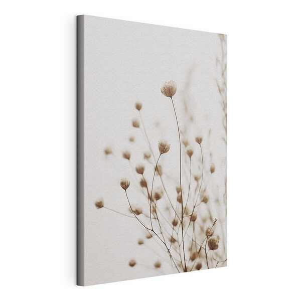 Canvas Schilderijen Verfijnde bloemen in zachte onscherpte