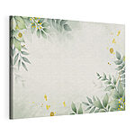 Canvas Schilderijen Elegante bladeren met subtiele spatten