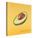 Canvas Schilderijen Een avocado doormidden gesneden