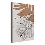 Canvas Schilderijen Abstracte natuur met krachtige lijnen