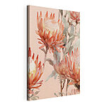 Canvas Schilderijen Levendige bloemen bloeien in prachtige harmonie