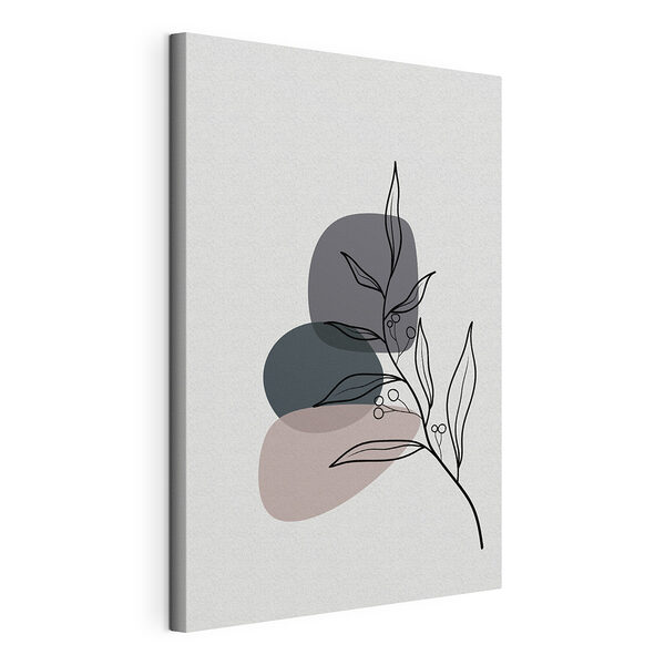 Canvas Schilderijen Tekening van een plant