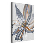 Canvas Schilderijen Abstract schilderij van elegante bloemblaadjes