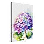 Canvas Schilderijen Groen en blauw blad