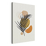 Canvas Schilderijen Abstract bladeren en vormen ontwerp
