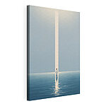 Canvas Schilderijen Man in wit gewaad