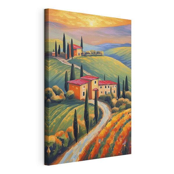 Schilderen van een huis Canvas Schilderijen Schilderen van een huis