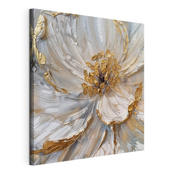 Elegante bloem met prachtige details Canvas Schilderijen Elegante bloem met prachtige details