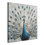 Canvas Schilderijen Schilderij van een pauw