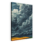 Canvas Schilderijen Bewolkte lucht met veel wolken