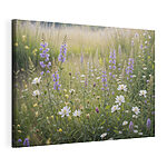 Canvas Schilderijen Bloemenveld