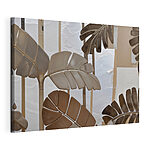 Canvas Schilderijen Groep decoratieve bladeren
