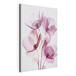 Canvas Schilderijen Groep roze bloemen