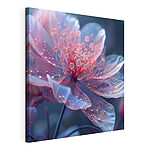 Canvas Schilderijen Een delicate bloem met betoverende details