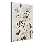 Canvas Schilderijen Elegante monochrome botanische illustratie