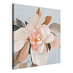 Canvas Schilderijen Bloeiende elegantie in pasteltinten