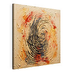 Canvas Schilderijen Schilderij van een spiraal