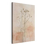 Canvas Schilderijen Plant met bloemen erop