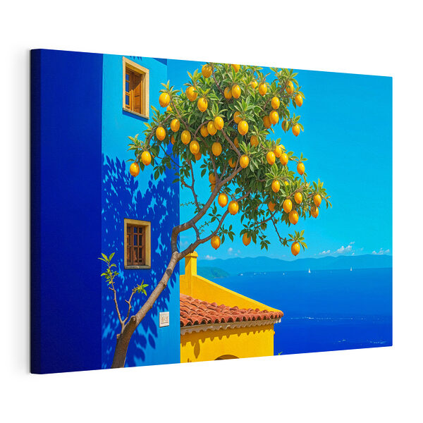 Canvas Schilderijen Boom met vruchten