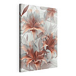 Canvas Schilderijen Elegante lelies dansen in gefluister