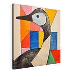 Canvas Schilderijen Schilderij van een vogel