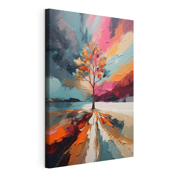 Canvas prints Tree in the water Canvas Schilderijen Canvas prints Tree in the water