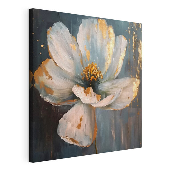 Bleke bloesem getooid in pracht Canvas Schilderijen Bleke bloesem getooid in pracht