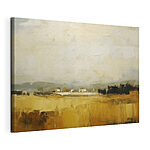 Canvas Schilderijen Schilderij van een landschap