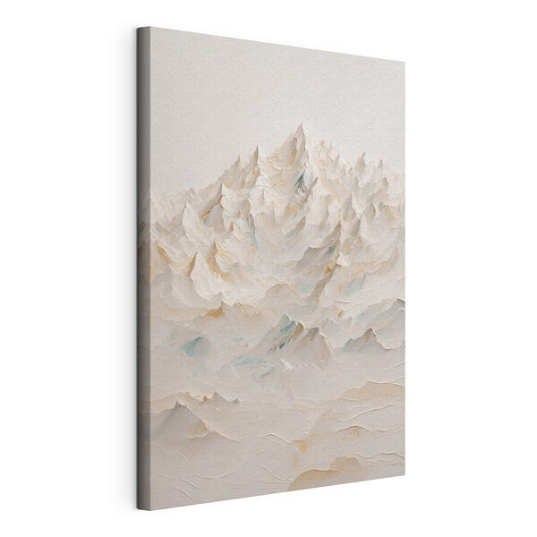 Bergketen met vele toppen Canvas Schilderijen Bergketen met vele toppen