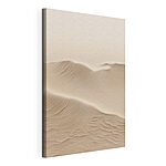 Canvas Schilderijen Zandduinen met golven