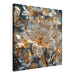 Canvas Schilderijen Delicate bloesems in zachte tinten