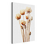 Canvas Schilderijen Groep bloemen met knoppen