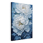 Canvas Schilderijen Delicate bloemblaadjes in rustige tinten