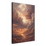 Canvas Schilderijen Wolken en water in de lucht