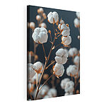 Canvas Schilderijen Delicate bloemen op sierlijke stelen