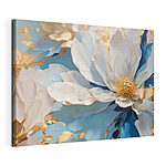 Canvas Schilderijen Delicate bloemblaadjes in zachte tinten
