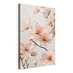 Canvas Schilderijen Delicate bloesems in zachte tinten