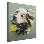 Canvas Schilderijen Schilderij van een hond