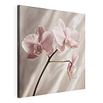 Canvas Schilderijen Delicate bloemen in zachte tinten