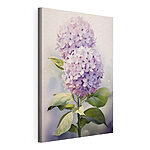 Canvas Schilderijen Delicate bloemen in zachte tinten