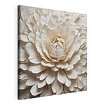 Canvas Schilderijen Delicate bloemblaadjes in zachte tinten
