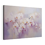 Canvas Schilderijen Schilderij van witte bloemen