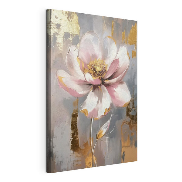 Canvas Schilderijen Schilderij van een bloem