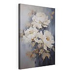 Canvas Schilderijen Schilderij van witte bloemen